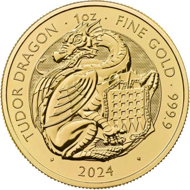 Graded Gold Tudor Beasts Tudor Dragon 2024