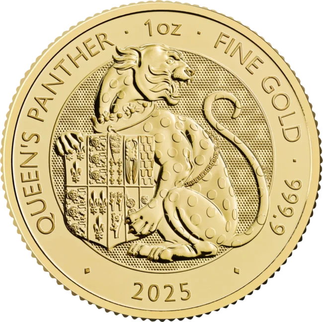 Graded Gold Tudor Beasts Queen's Panther 2025