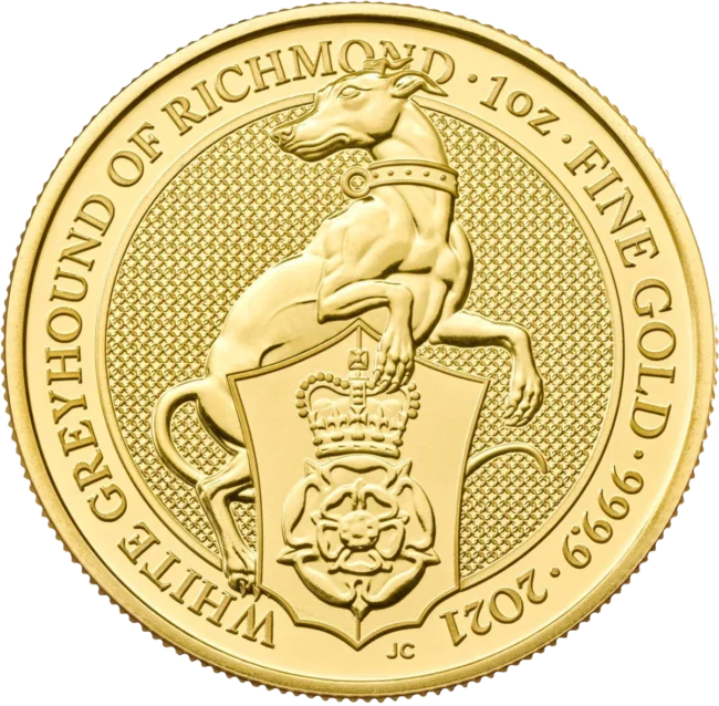 Graded Gold Queen's Beasts White Greyhound of Richmond 2021