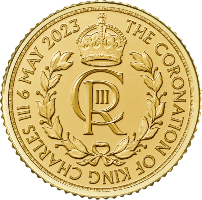 Graded Gold King Charles III Coronation Coin 2023