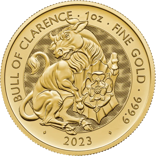 Graded Gold Tudor Beasts Bull of Clarence 2023