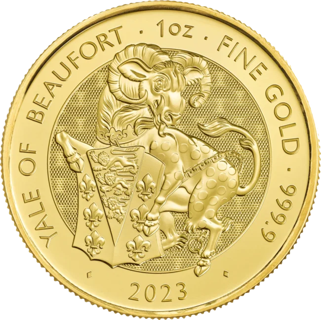 Graded Gold Tudor Beasts Yale of Beaufort 2023