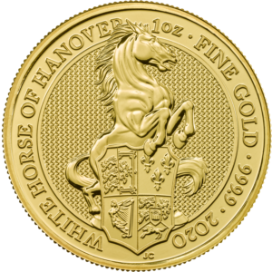 2020 1oz White Horse of Hanover Coin MS67+